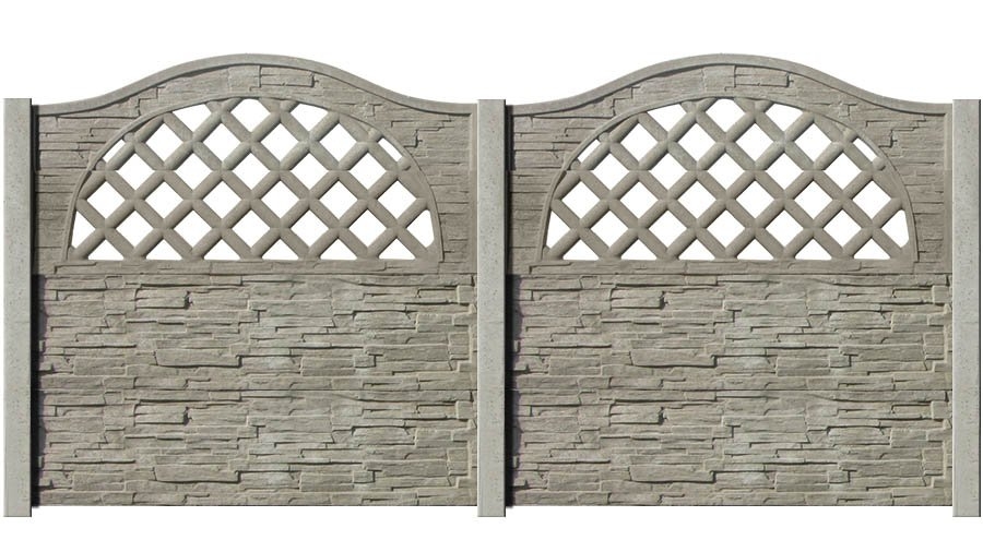 Nyitott vagy zárt? Színes vagy egyszínű? A betonkerítés végtelen lehetőségei